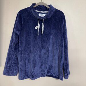 muk luks large womens cow neck euc